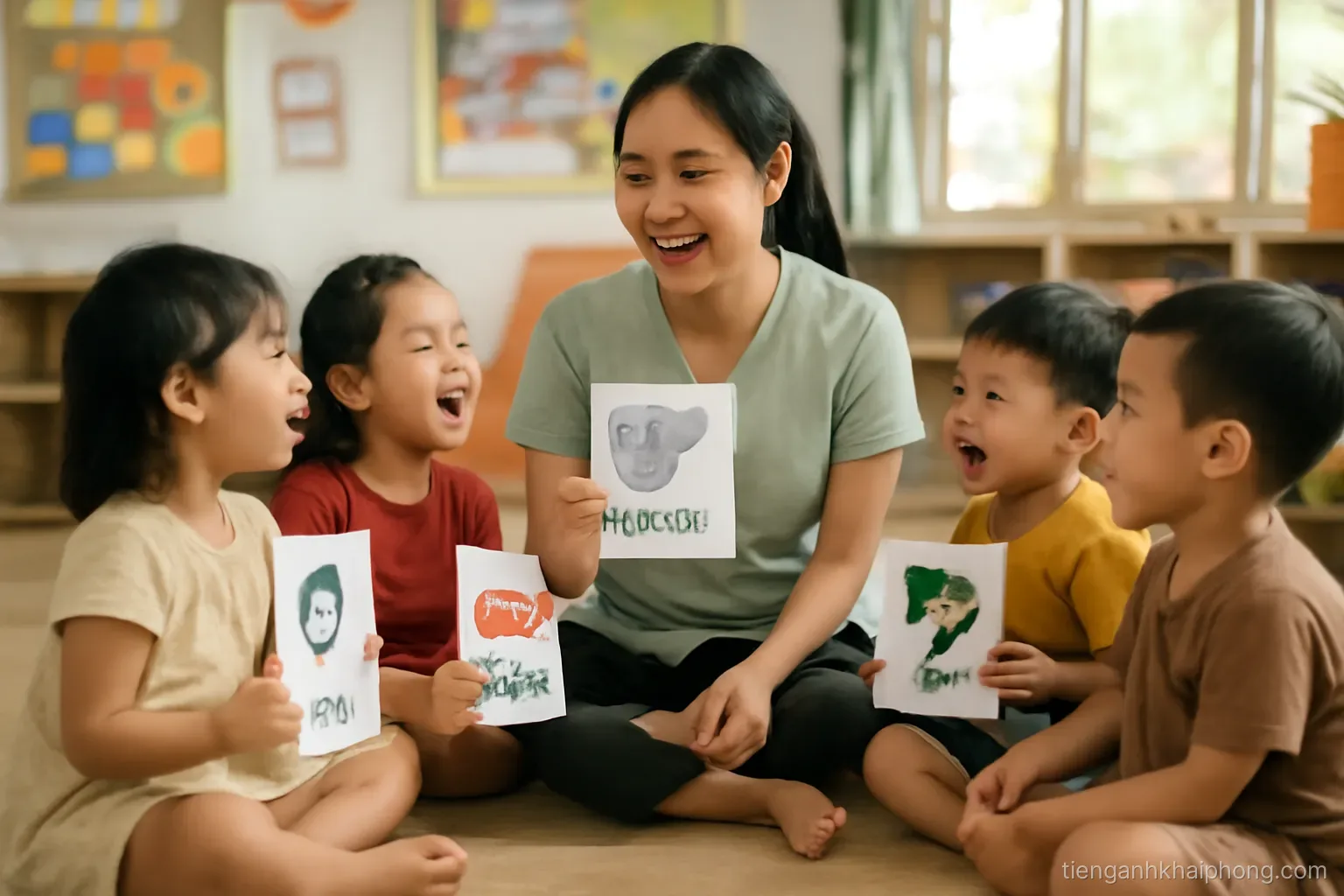 Ngày chủ đề tiếng Anh: cả lớp sống trong một câu chuyện