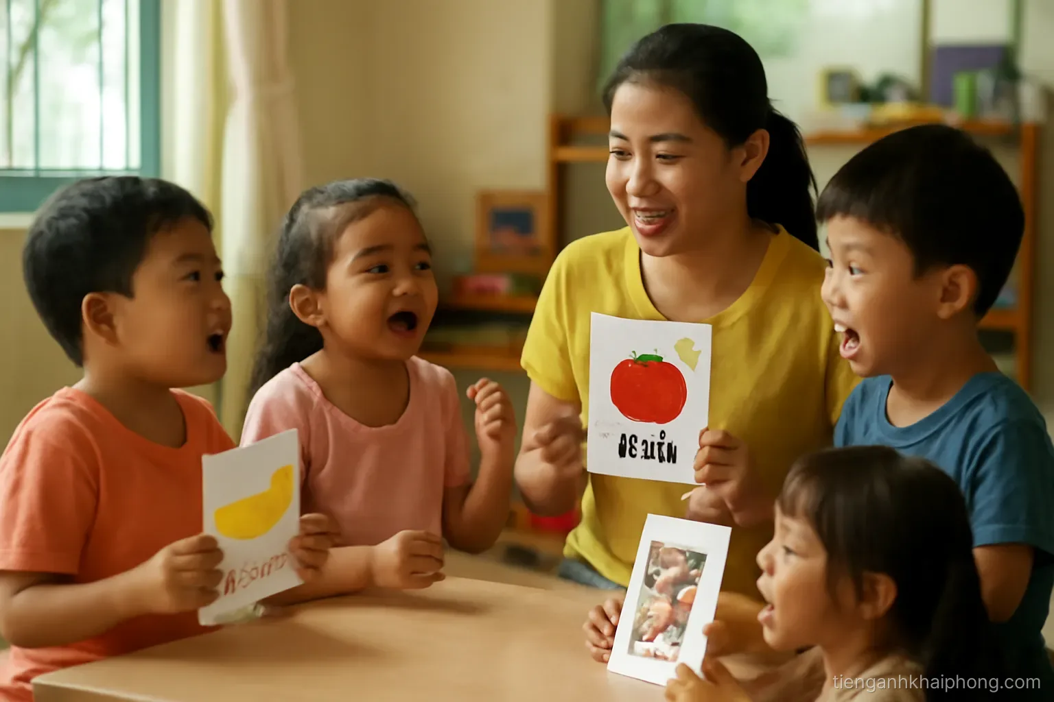 Sửa phát âm cho con: khen trước, làm mẫu sau